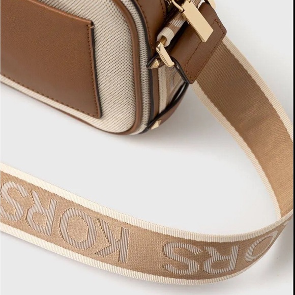 MICHAEL MICHAEL KORS Maeve logo-strap canvas and leather crossbody bag AUTHENTIC - Picture 6 of 15